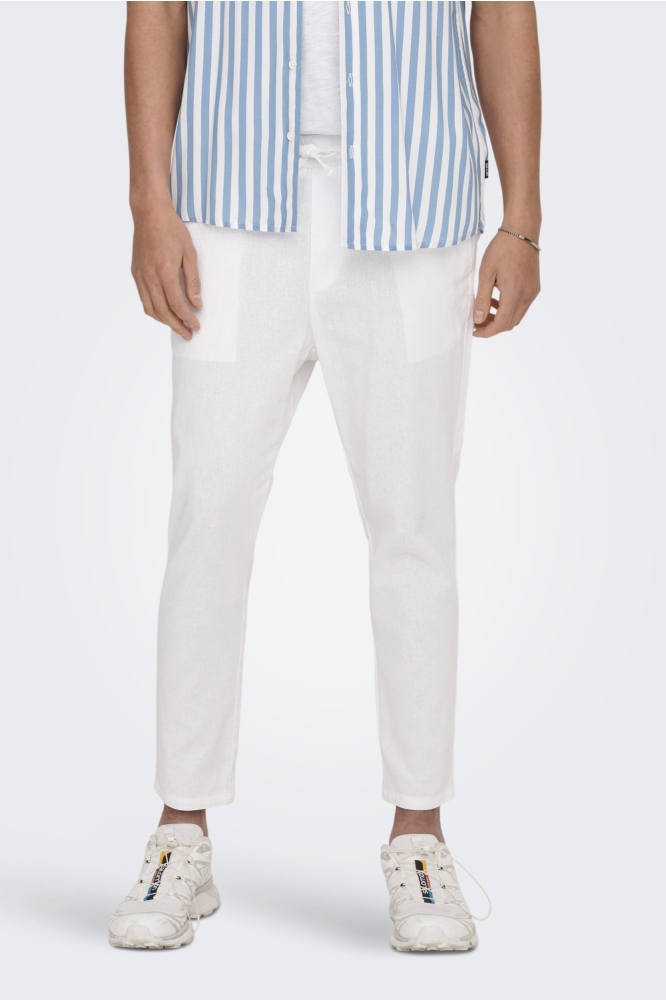 ONSLINUS CROP 0007 COT LIN PNT NOOS 22024966 Bright White